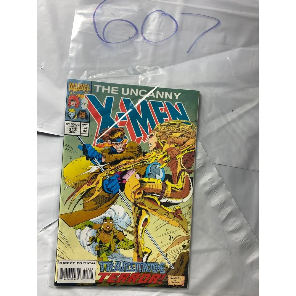 The‎ Uncanny X-Men Comic Book Issue 313 Direct Edition 1994 Gambit Storm Marvel